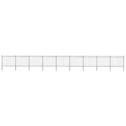 Recinzione da Giardino con Punta a Lancia in Acciaio 1603,5x150 cm Nero 277637