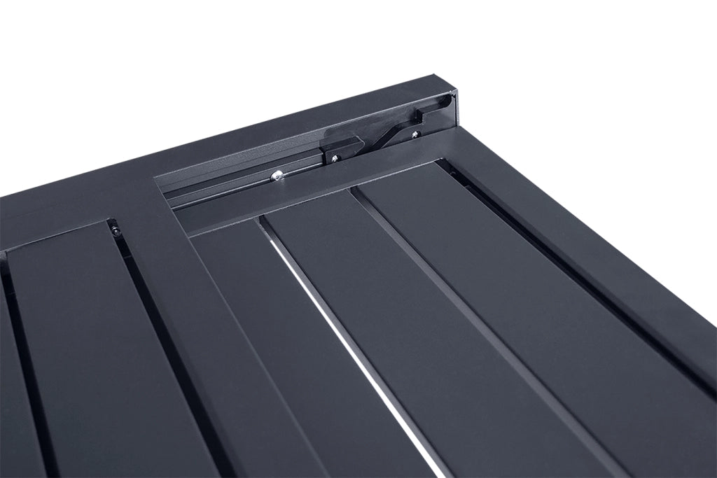 Tavolo da giardino allungabile grigio antracite 135/270 x 90 cm - Ares - TA05ARME