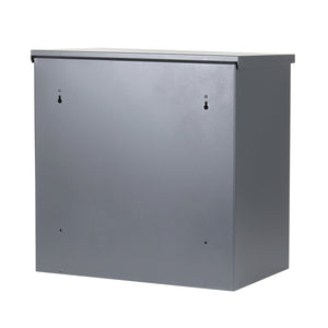 Cassetta postale per pacchi grigia 50,8x31,5x50 cm Portapacchi Cassetta della posta a parete