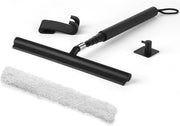 Douchewisser estensibile 30-120 cm - vloertrekker e schiuma - maniglia antiscivolo - corpo in acciaio inossidabile - guida in silicone - pulizia finestre e docce