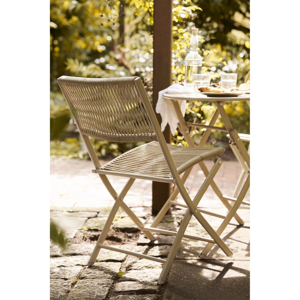 Set di 3 Mobili da Giardino Arcas, Marrone, Metallo, 60x60x71 cm