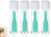 Aiuto per l'ingresso dei contatti 4 pezzi - Accessorio per contatti - Strumento per aspirare delicatamente contatti - Aiuto per l'ingresso dei contatti con flacone - Chiave appeso - Gadget affidabile - Accessorio per contatti