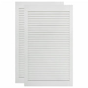 Porte a persiana 2 pezzi 99,3 x 49,4 cm legno di pino massiccio bianco 02_0003912