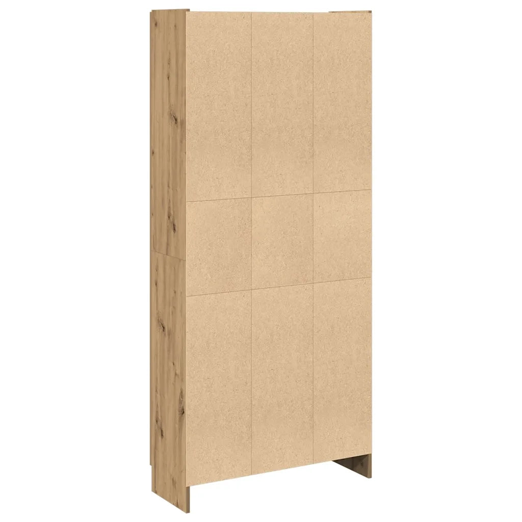 Credenza Alta Rovere Artigianale 82,5x30,5x185 cm in Truciolato 3318717