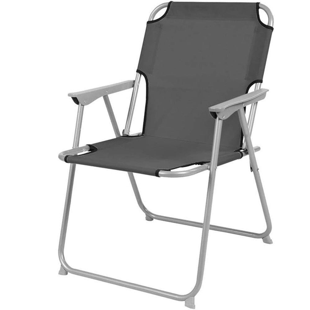 Trade Shop - Sedia Sdraio Pieghevole Campeggio Spiaggia Relax In Tessuto Oxford 52x63x74.5cm 350017 -