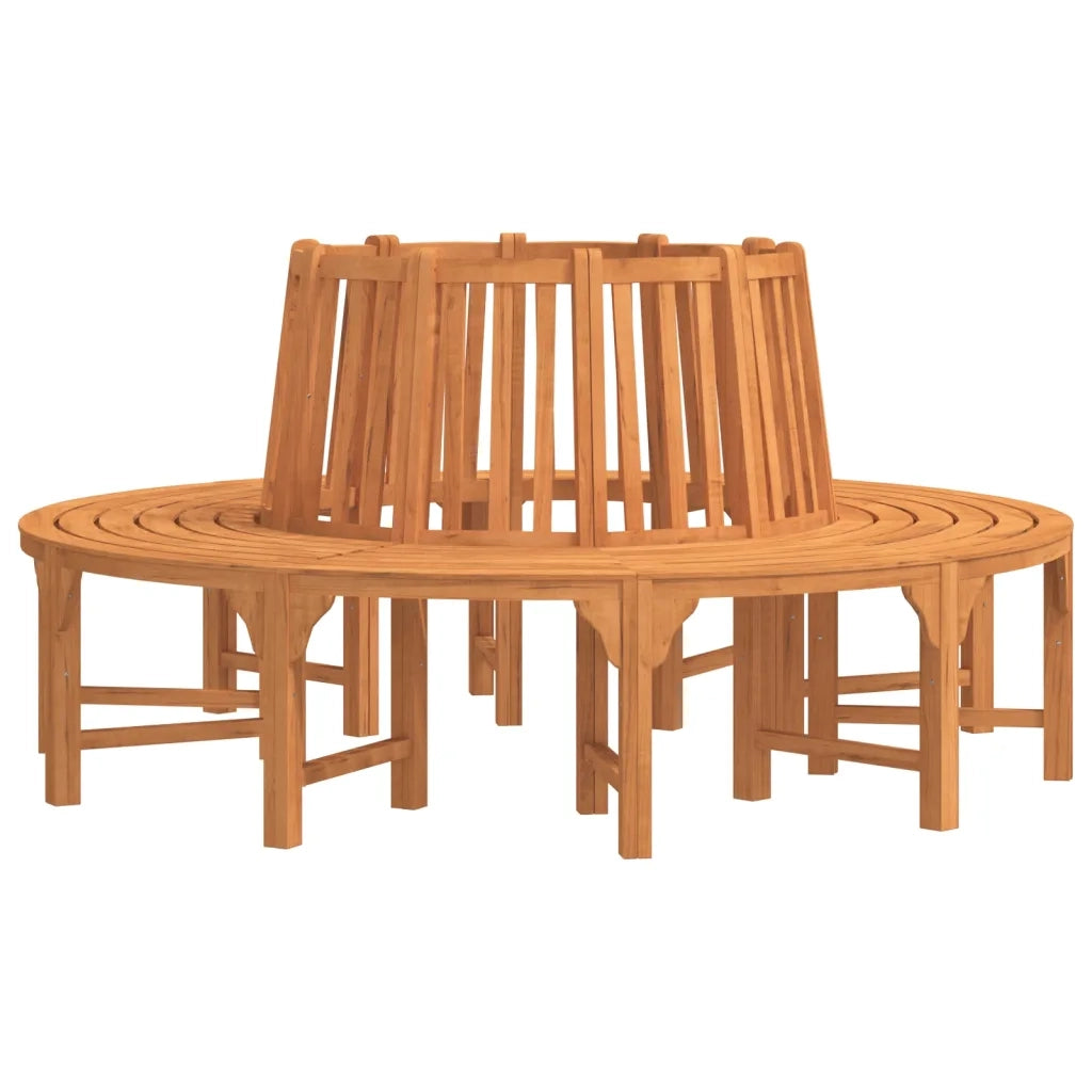 Panchina Albero Circolare Ã˜ 208 Legno Massello di Eucalipto