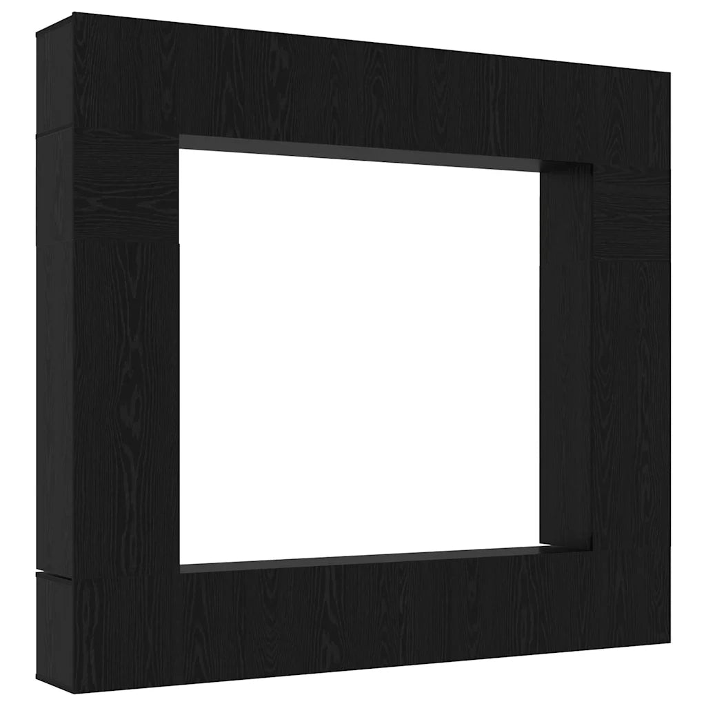 vidaXL Set mobile TV 8 pcs Rovere nero 100 x 30 x 30 cm
