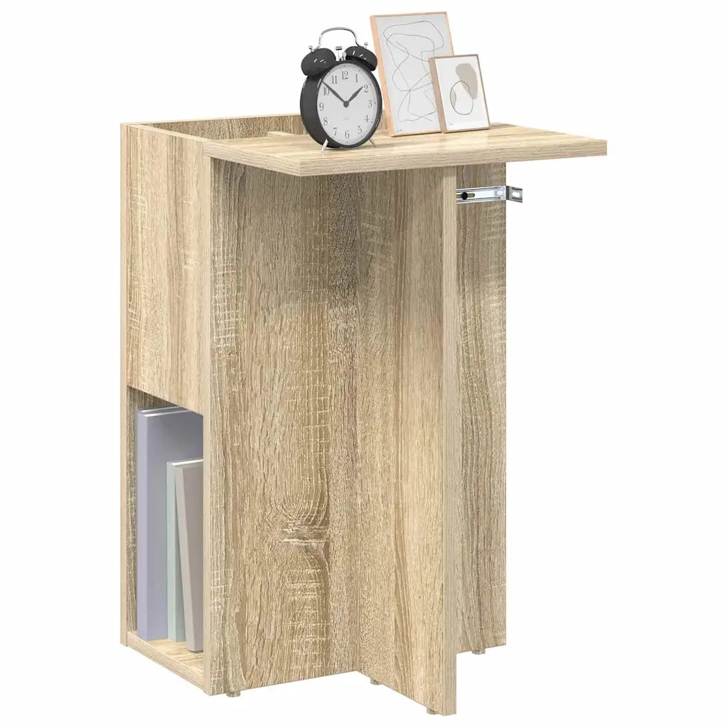 Tavolino Rovere Sonoma 35 x 40 x 55 cm Legno multistrato 891098