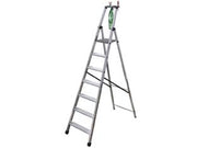 SCALA IN ALLUMINIO EUROSCALA PIU' SU EN131  8 gradini cm.59x15x262h (182h pedana) kg.8,8    FACAL