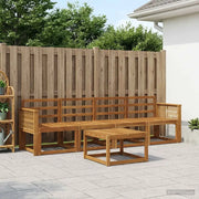 Set di divani da esterno 5 pcs Naturale 3384975