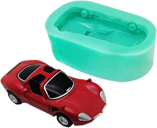 Modulo di silicone per la creazione di auto in gomma per la decorazione di torte e candele.
