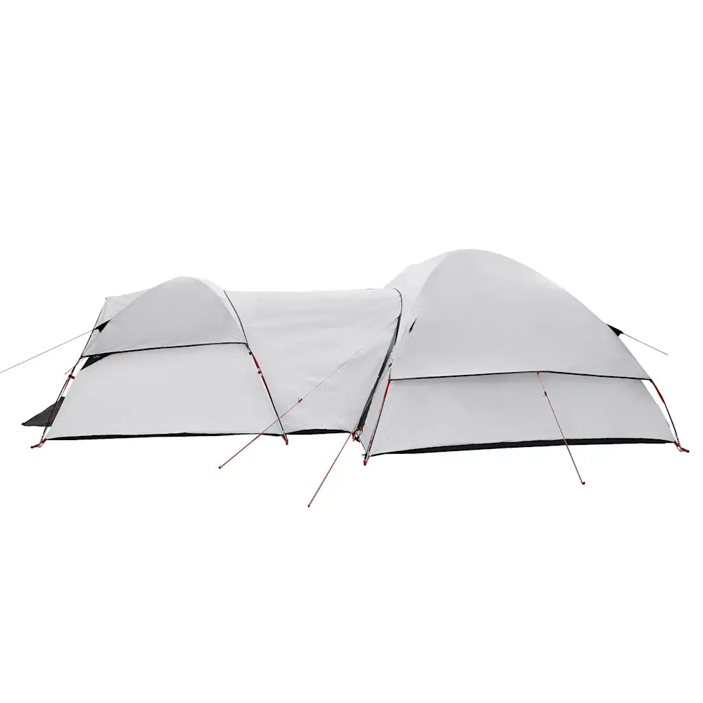 Tenda Campeggio 5 Persone-Tenda per Escursionismo Bianca Tessuto Oscurante Impermeabile