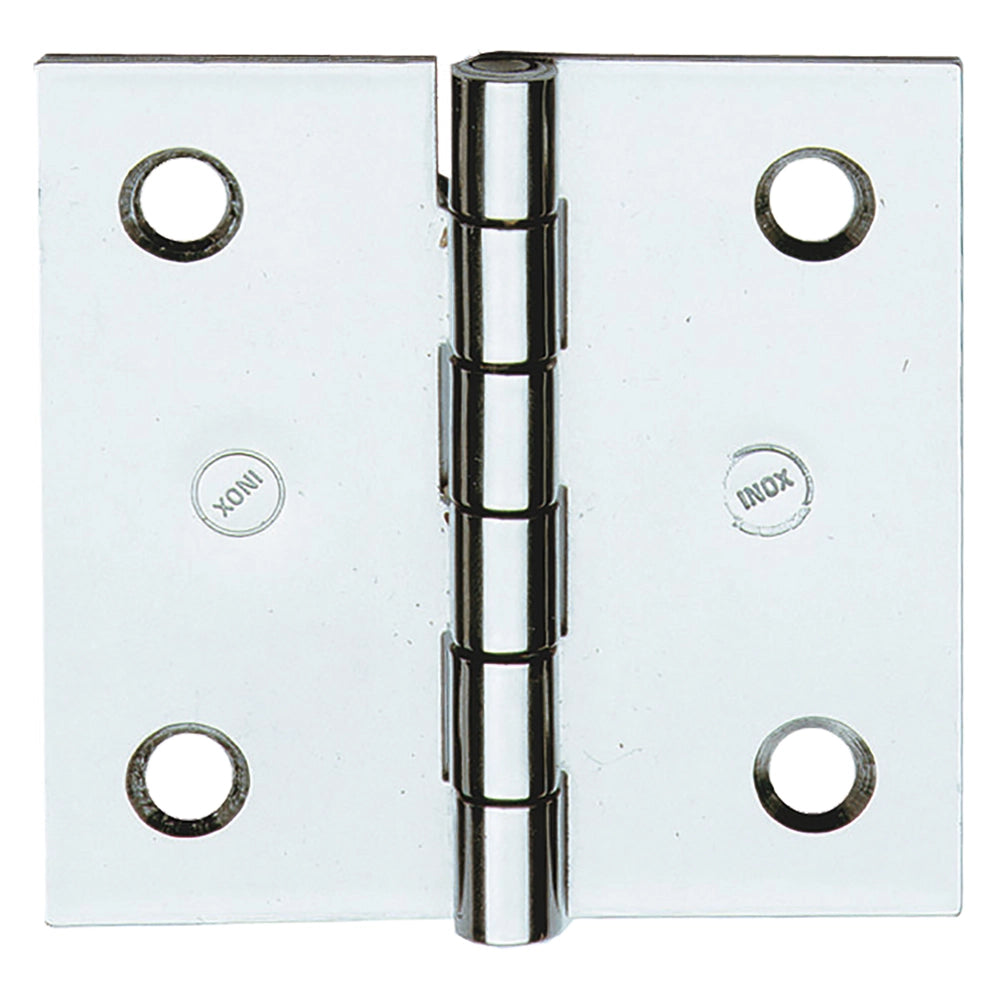 CERNIERA IN ACCIAIO INOX ART.850IN mm. 40 x 30 - pz. 2  - Blister Koncreto