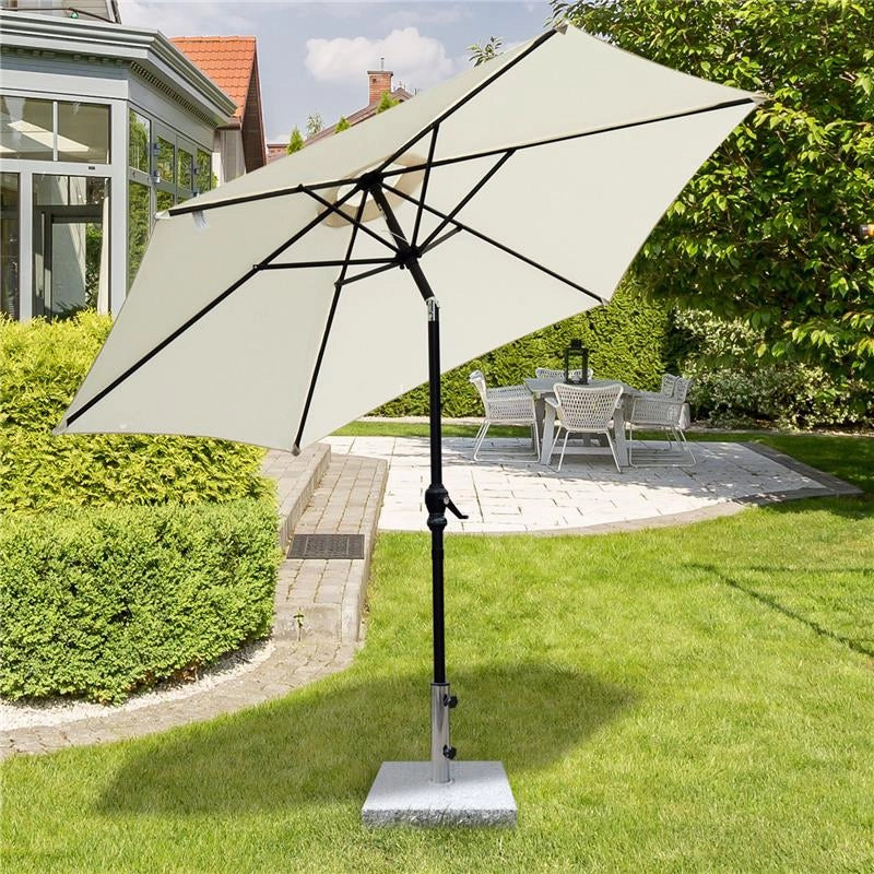 SUPPORTO BASE PER OMBRELLONE DA GIARDINO IN MARMO 29KG, 42X42X36CM