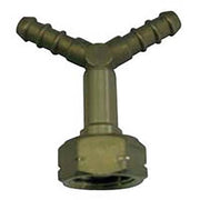 CROCIERA GPL 3 VIE + DADO BOMBOLA - OTTONE MM 10- 5 pezzi