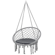 Sedia a dondolo ¨C zephmum ¨C Grigio, ?60 cm, 80x80x42 cm