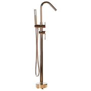 Miscelatore Vasca Rame cromato Freestanding autoportante in stile moderno