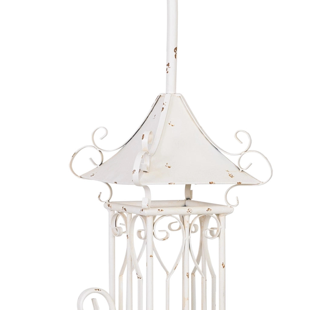 Porte ad arco in metallo grigio 184,79x61,6x299,72h cm