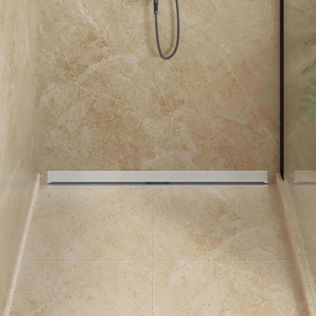 Scarico Doccia da Parete Argento 100 cm Acciaio Inox 304