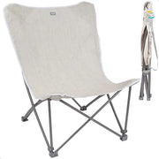 Sedia per esterni - Dimensioni 78 x 76 x 915 cm - Inclusa maniglia di trasporto - Sostenibile fino a 115 kg - Sedie da campeggio sedie all'aperto - Giardino spiaggia
