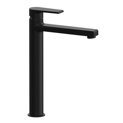 Set miscelatori lavabo alto e bidet nero opaco Mariani serie Artic