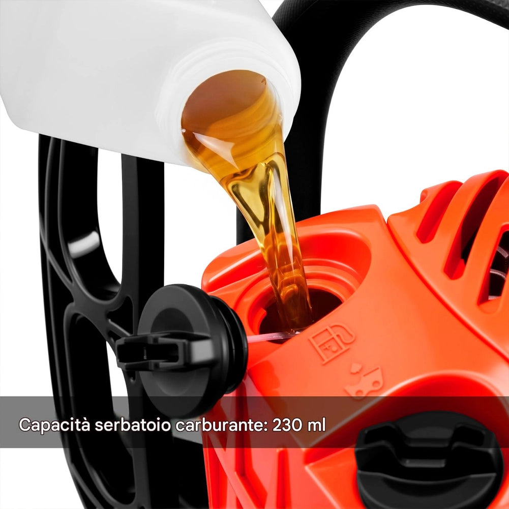 Motosega a Benzina 2 Tempi con Accessori 25.4 CC Lama da 30.5 cm Taglia Legna