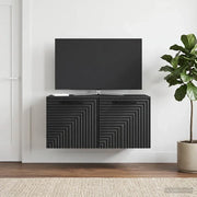 Mobile Porta TV da Muro Nero 59,5 x 31 x 30 cm 898706