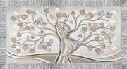 Quadro da Parete Giovy Abbraccio Mix Argento 60 x 110 cm Lupia