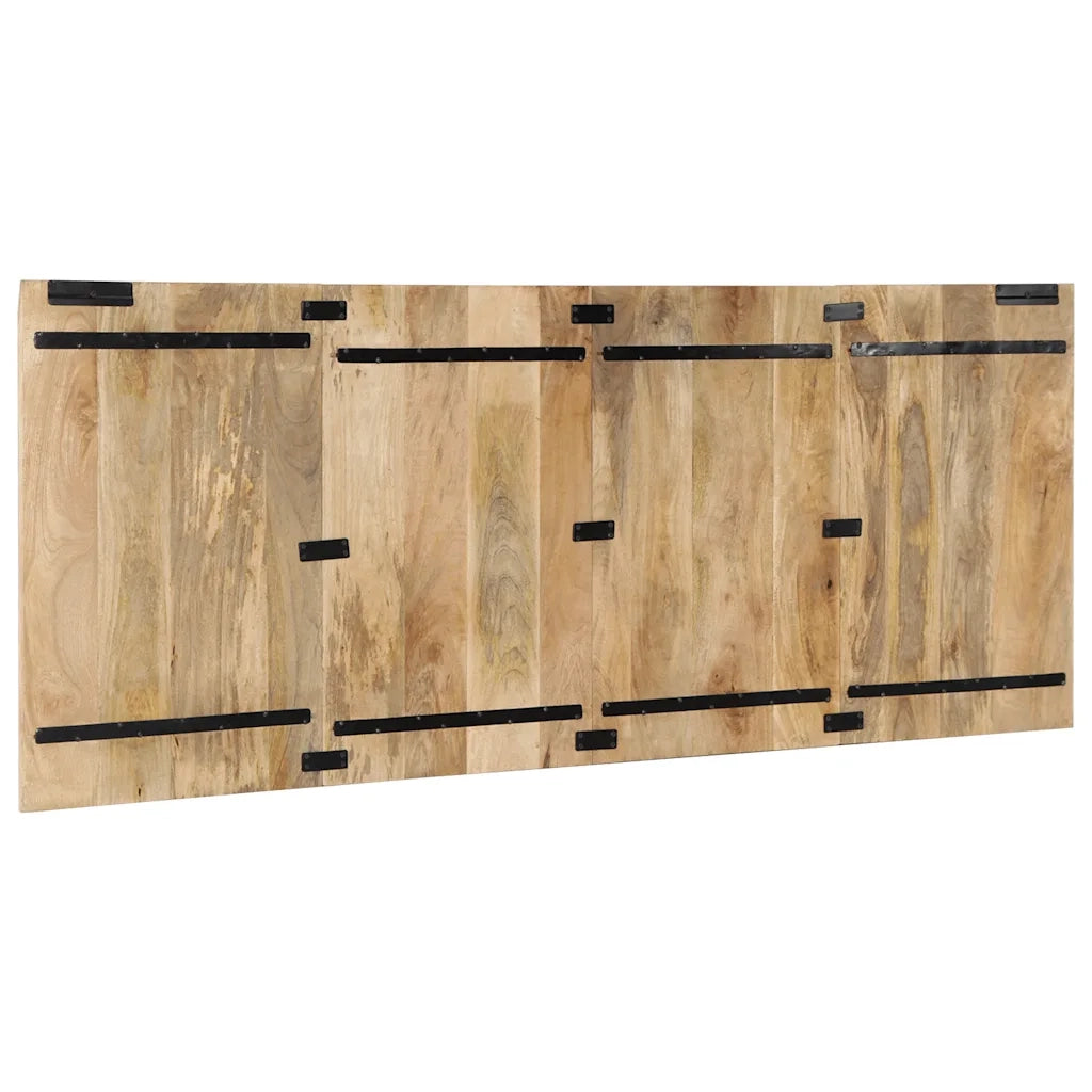 Testiera | Testata 200 cm in Legno Massello di Mango Grezzo