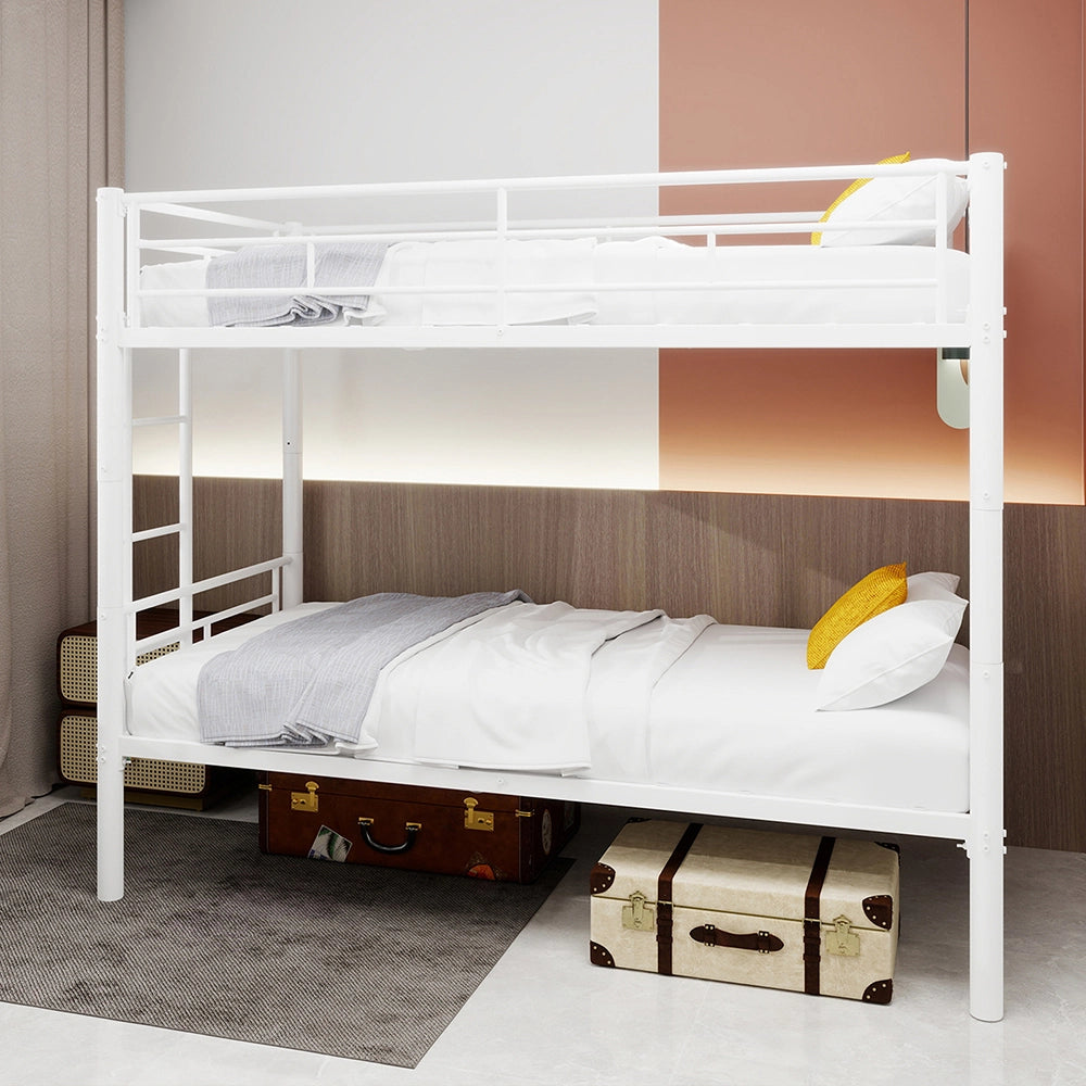 Letto metallico Twin su Twin - Xylo - struttura robusta, senza rete