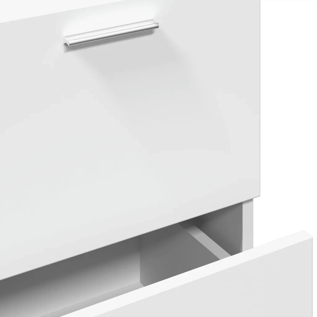 vidaXL Mobile Lavabo Bianco 80x33x60 cm in Truciolare