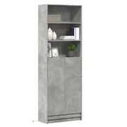 Credenza con LED Grigio Cemento 69x32,5x200 cm in Truciolato 3307908