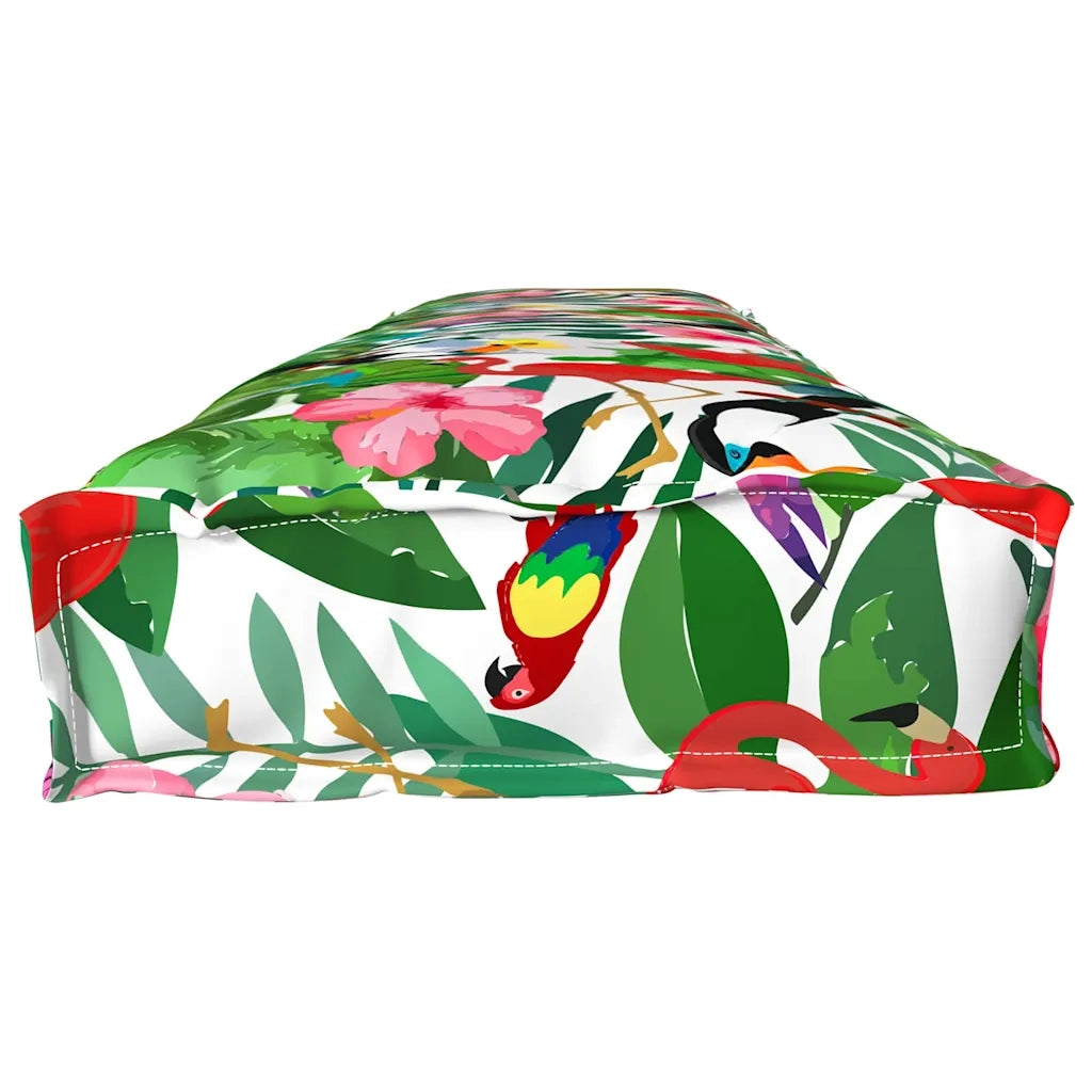 Cuscino per pallet Floreale Giungla Tropicale 200 x 40 x 8 cm 42001687