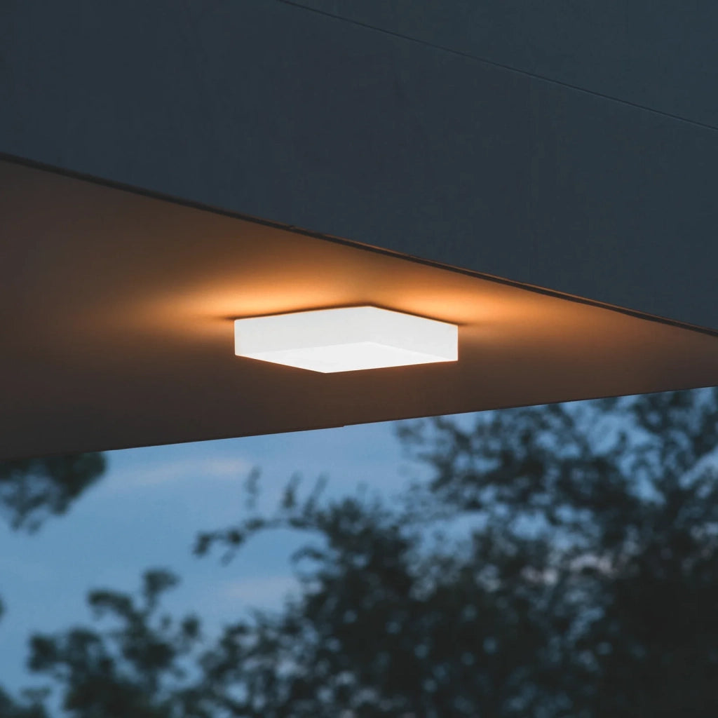Plafoniera Collezione SNOW LED 18W Luce Calda 3000K Bianco Ideal Lux