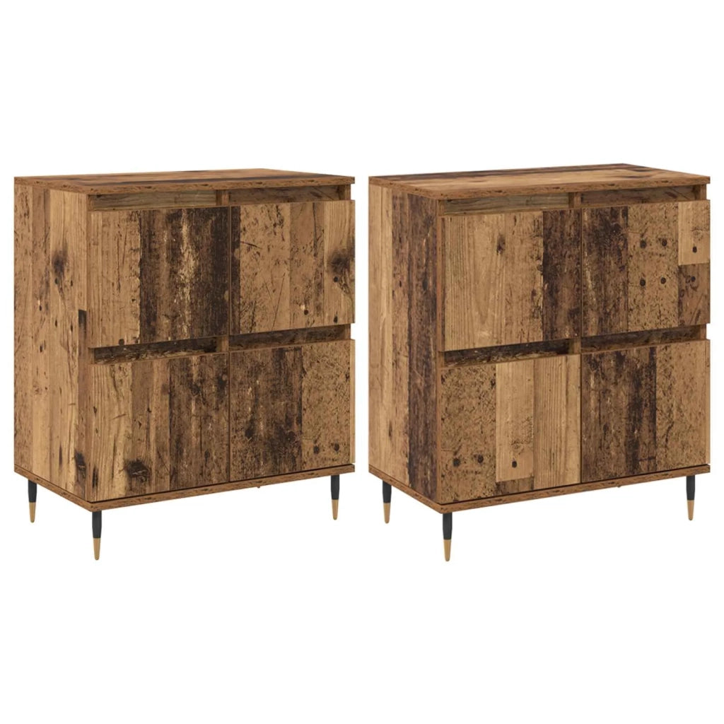 Armadio 2 pz Legno vecchio 60 x 35 x 70 cm CFW5247835