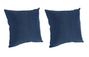 Fodera Cuscino da Esterno Set 2 Pz Copricuscino Federa 45x45 60x60 Bizzotto Larghezza: 45 x 45 cm, Colore: Blu