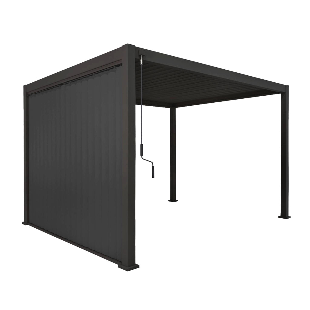 Pannello a lamelle orientabili 3m per pergola bioclimatica in