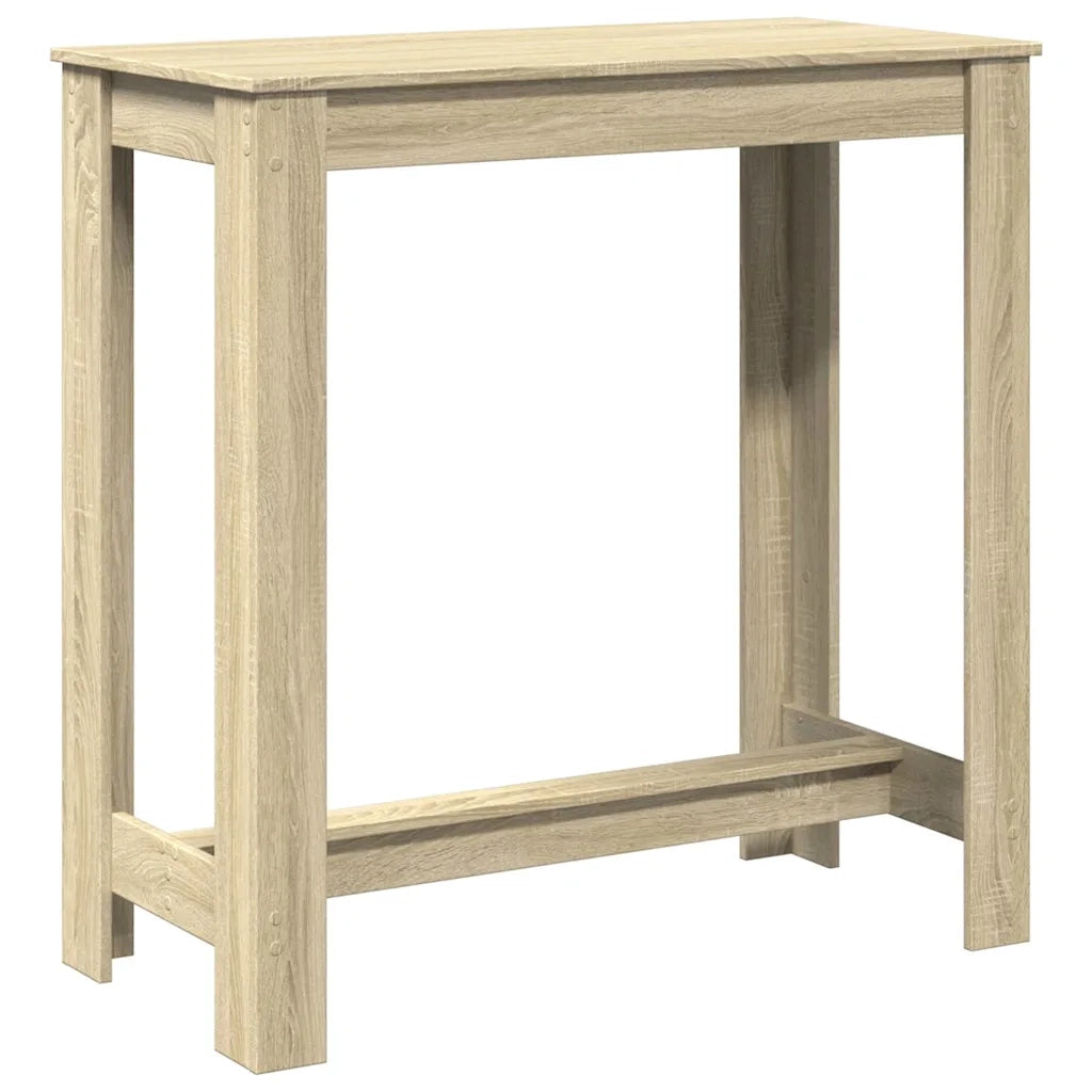 vidaXL Tavolo da Bar Rovere Sonoma 102x50x103,5cm in Legno Multistrato