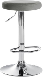 Barhocker Ponte Samt chrom