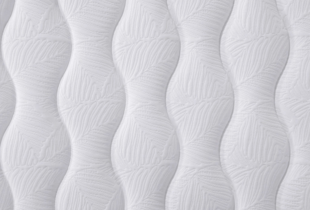 Materasso a molle 90x200 cm; spessore 20 cm; bianco; in tessuto e metallo