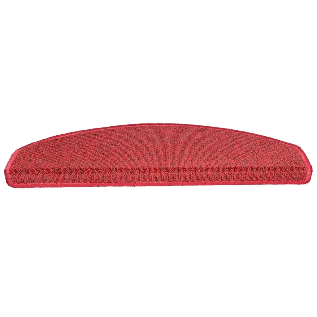 Tappetini per scale 20 pz | Gradini per Scale 65x24x4 cm Rossi Semicircolari Grandi