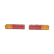 Set di indicatori di direzione posteriori e di stop 12V sinistra/destra 301x65x100mm