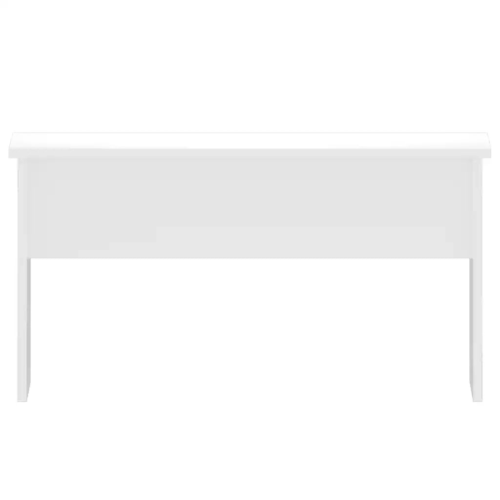Tavolino Salotto Bianco Lucido 80x50,5x41,5cm Legno Multistrato 809644