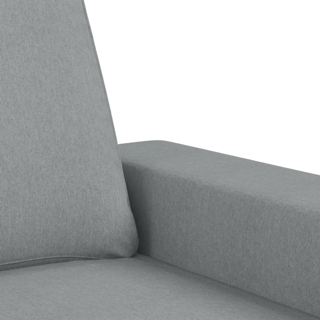 Divano a 2 Posti-Sofa 2 Posti Grigio Chiaro 140 cm in Tessuto 695640