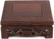 Stanza in legno per teiera e bonsai, base decorativa retro per casa e ufficio