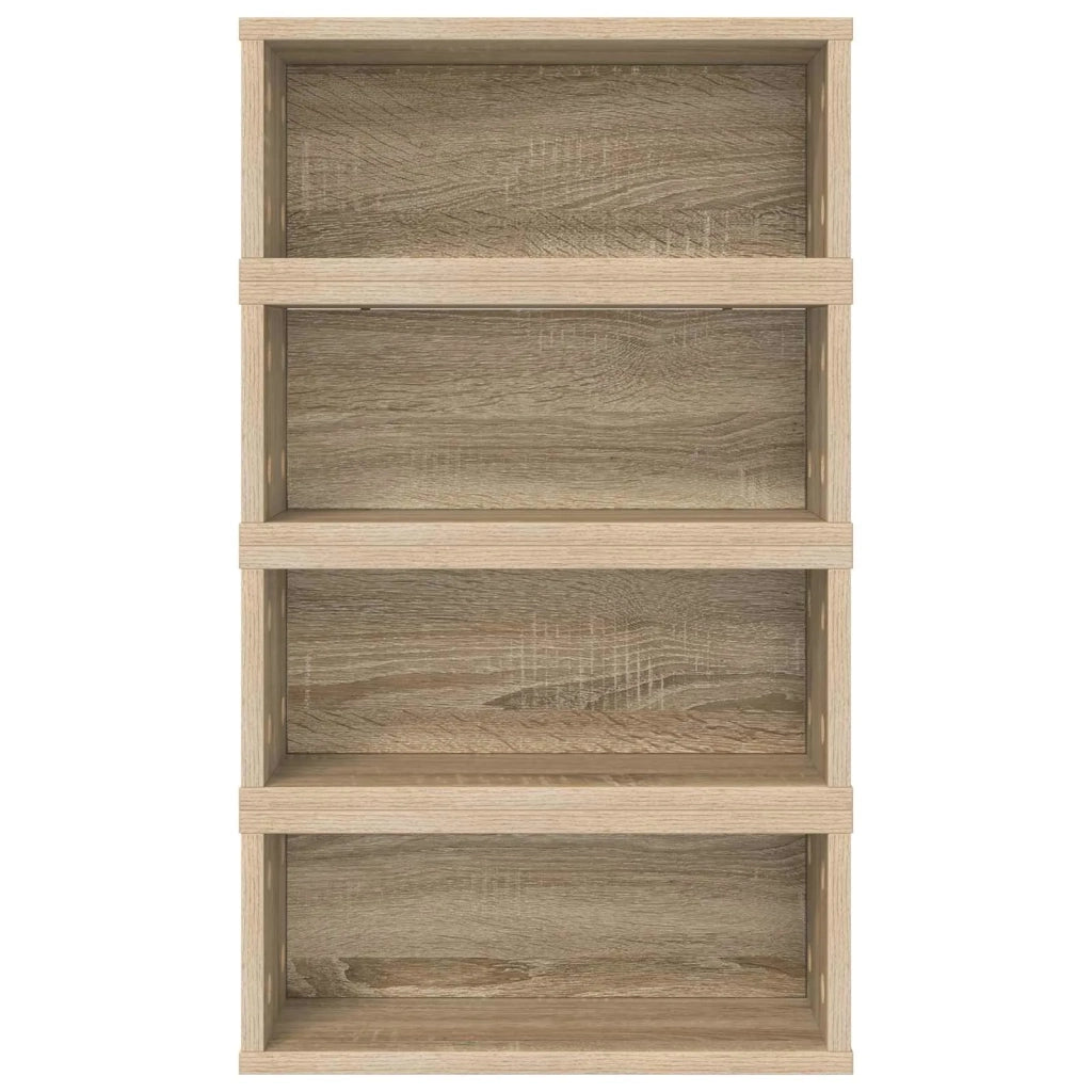Rack per Stoccaggio CD 4 pz Rovere Sonoma 40 x 17 x 17 cm 8012714