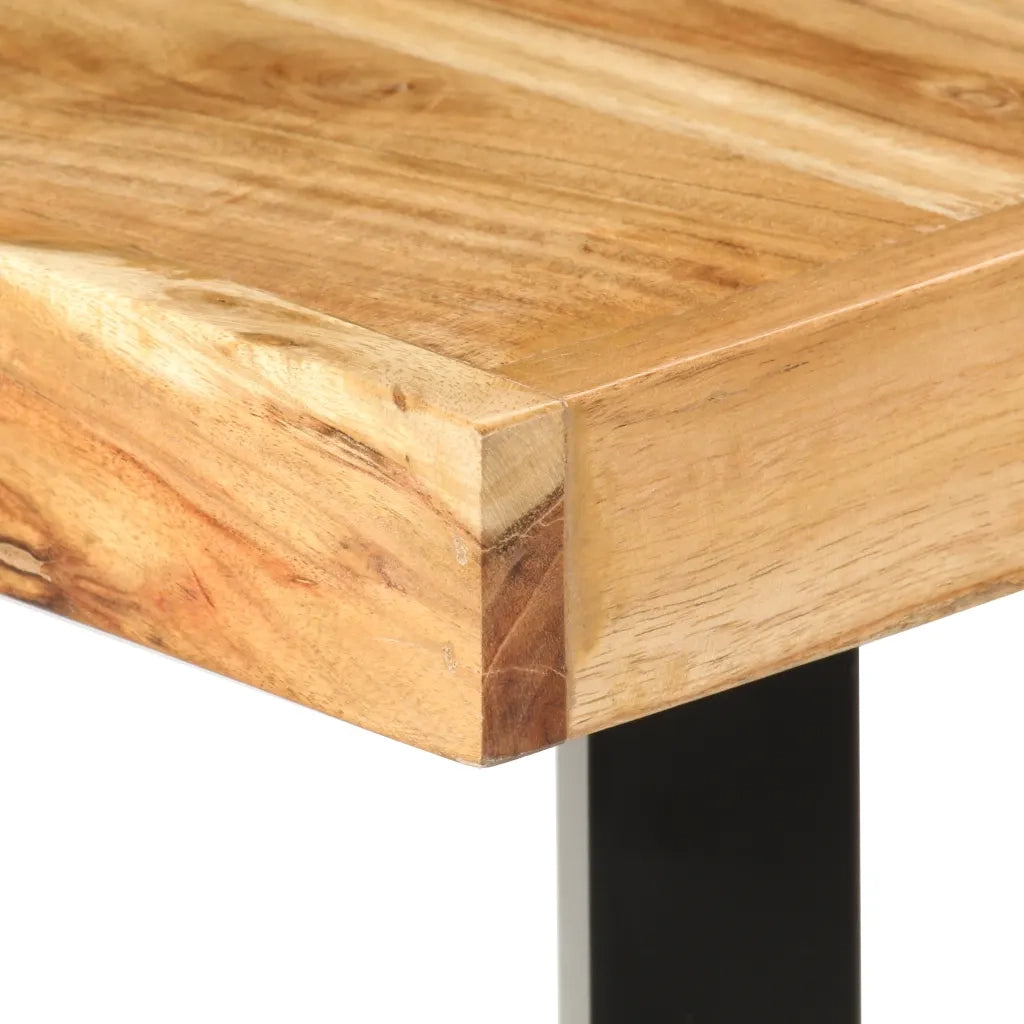 Set da Bar 9 pz in Legno Massello di Acacia e Legno di Recupero cod mxl 57815