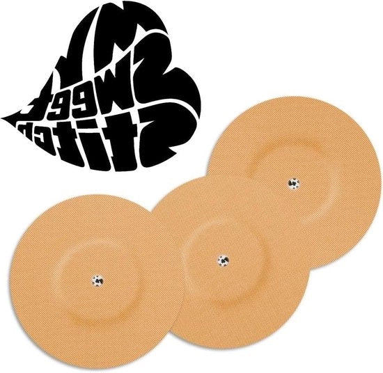 Plester per sensore Freestyle Libre 1 & 2 - Foro di ventilazione - Impermeabile - Rond - Idrofilo - Beige - 25 pezzi