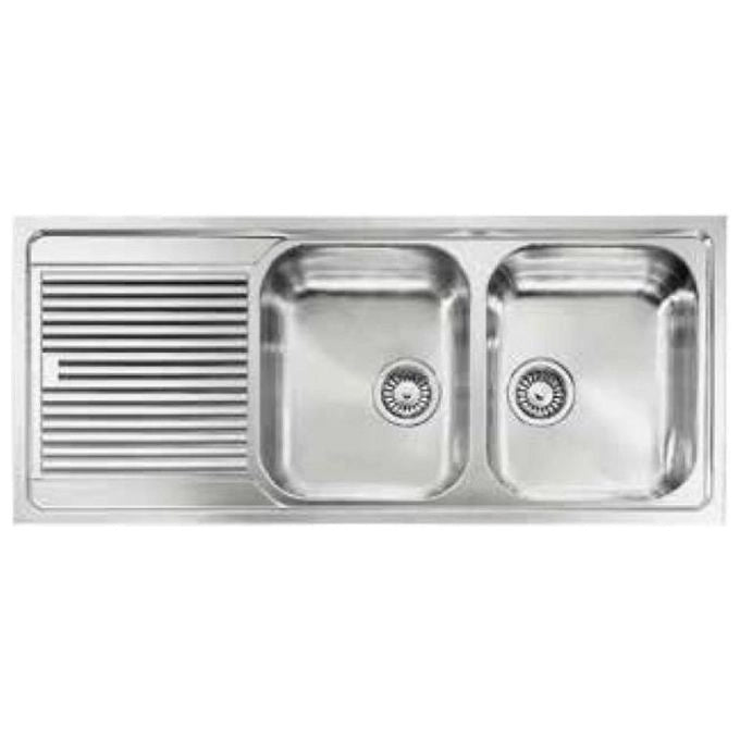 CM Filoslim 116 x 50 2V Lavello ad incasso Rettangolare Acciaio inossidabile