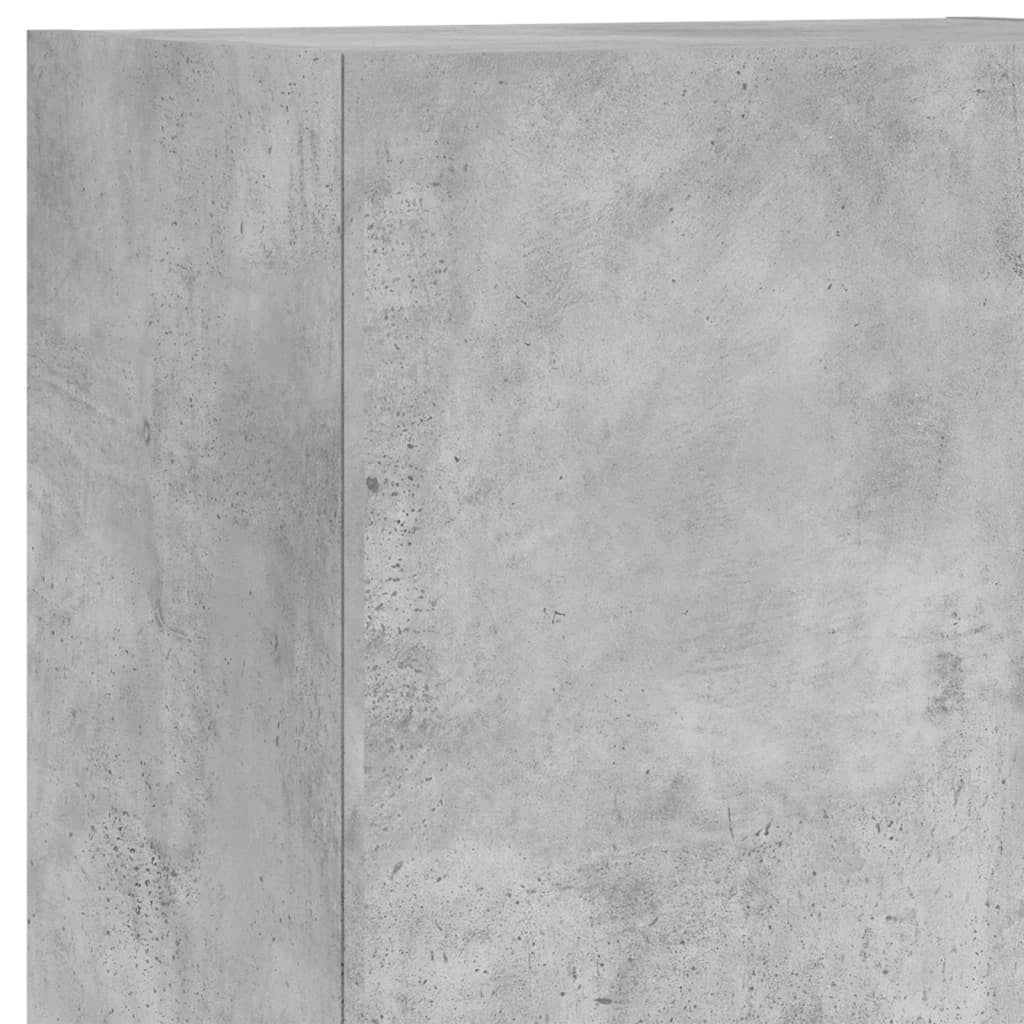 Mobile TV multimediale scaffale TV credenza mobile TV sala da pranzo soggiorno camera da letto 4 pezzi legno ingegnerizzato grigio 02_0029235